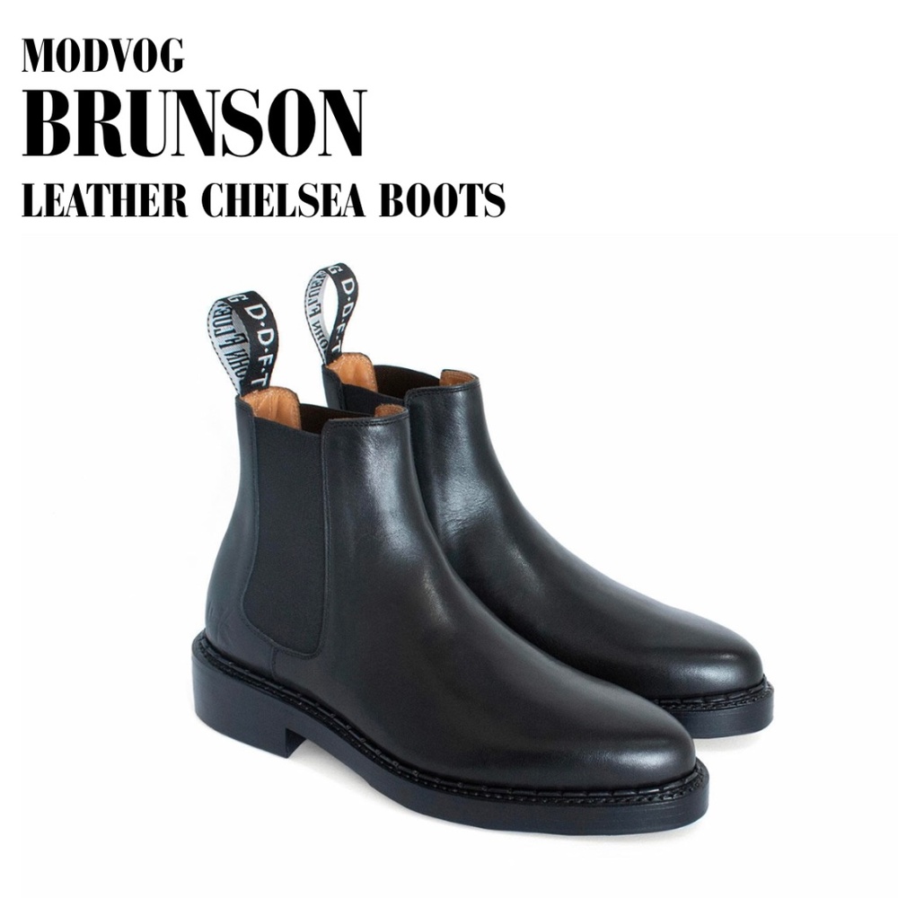 Fluevog Brunson Leather Chelsea Boots UK7